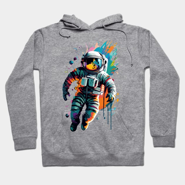 Astronaut in Space - Future Astronaut Spacesuit Hoodie by BigWildKiwi